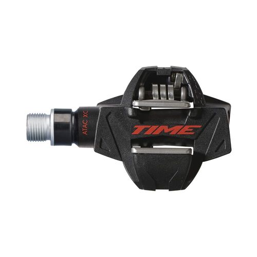 Pedal Clip MTB Time ATAC XC 8 XC/CX Preto/Vermelho 2PÇS
