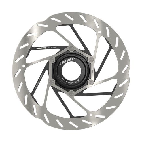 Disco de Freio SRAM HS2 160mm CenterLock com Disco de Trava 1 UN