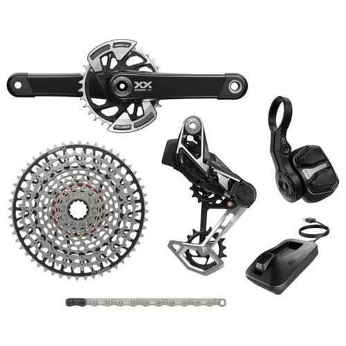 Grupo de Peças SRAM XX T-Type Eagle AXS 32T 175mm Wide Q174 com Protetor