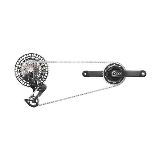 Grupo de Peças SRAM XX SL T-Type Eagle AXS com Medidor de Potência Threaded Mount 34T 170mm Q168