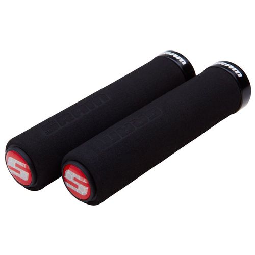 Manopla SRAM Locking Grip Foam 129mm Preto 129mm Abraçadeira Preta