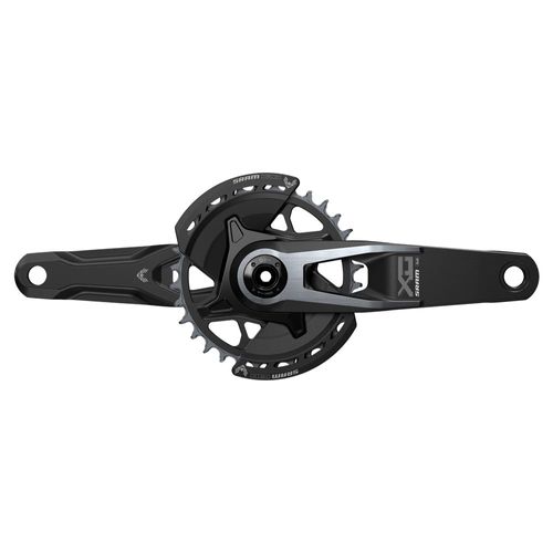 Pedivela SRAM X0 Eagle T-Type DUB AXS Wide V2 175mm 32T Q174 CL55 com Protetor de Coroa Preto