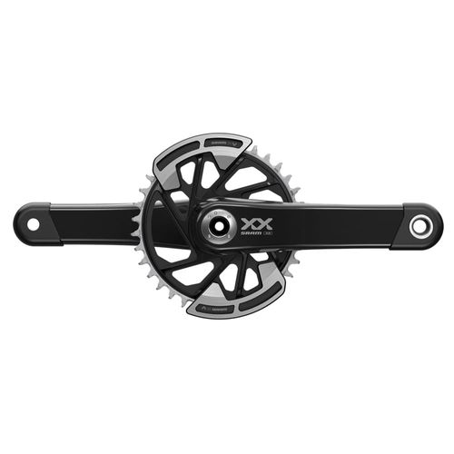 Pedivela SRAM XX Eagle T-Type DUB AXS Wide 175mm 32T Q174 CL55 com Protetor de Coroa Preto