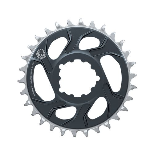 Coroa SRAM X-Sync 2 Eagle 30T 6mm Offset 12 vel. Direct Mount Alumínio Cinza Lunar/Polar