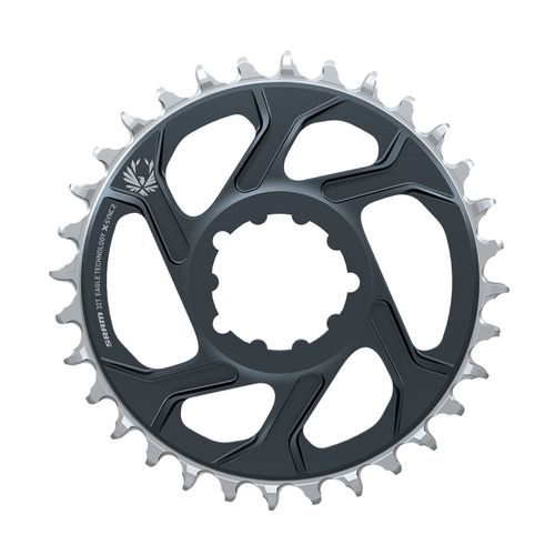Coroa SRAM X-Sync 2 Eagle 32T 6mm Offset 12 vel. Direct Mount Alumínio Cinza Lunar/Polar
