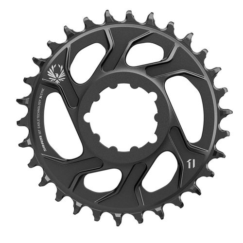 Coroa SRAM X-Sync 2 Eagle 30T 6mm Offset 12 vel. Direct Mount Alumínio Preta