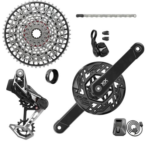 Grupo de Peças SRAM XX T-Type Eagle AXS E-MTB Bosch para Bosch 36T 165mm