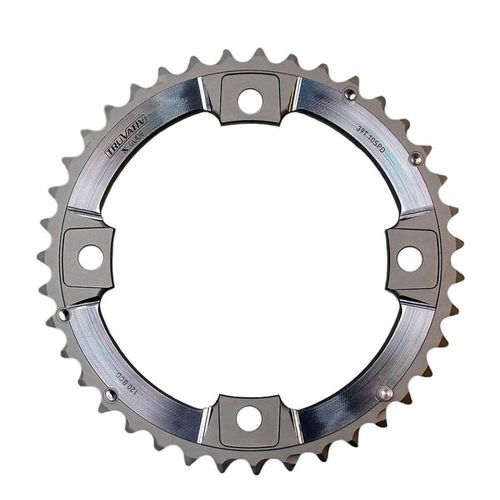 Coroa SRAM XX 2x10 39T BCD120 Tungstênio Cinza