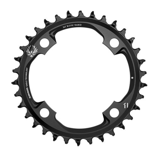 Coroa SRAM Eagle BCD 104mm 1x12 36T Alumínio Preta