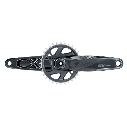 Pedivela SRAM GX Eagle Boost 148 DUB 12 vel. 175mm com Coroa Direct Mount 32T X-Sync 2 sem Central e Rolamento Preto Lunar