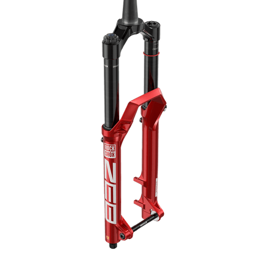 Suspensão RockShox ZEB Ultimate Charger 3.1 RC2 A3 29 Boost 15x110 Ajuste na Coroa Curso 190mm  Espiga Alumínio Cônica 44offset DebonAir+ Vermelho